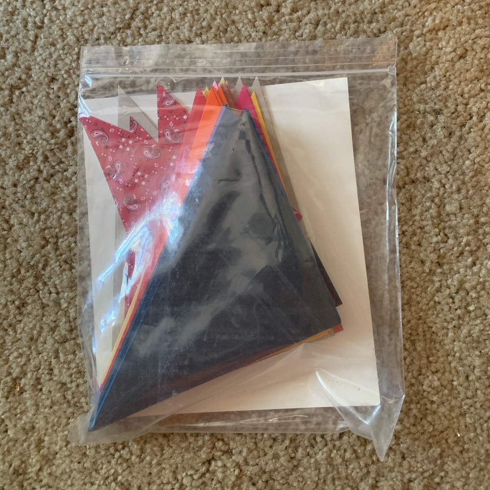 Creative memories pre cut triangles